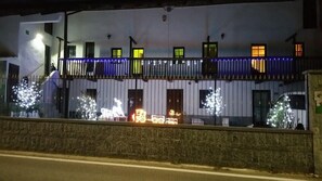 Front of property – evening/night