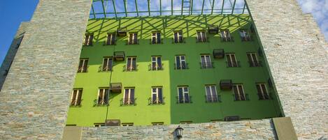 Fassade der Unterkunft