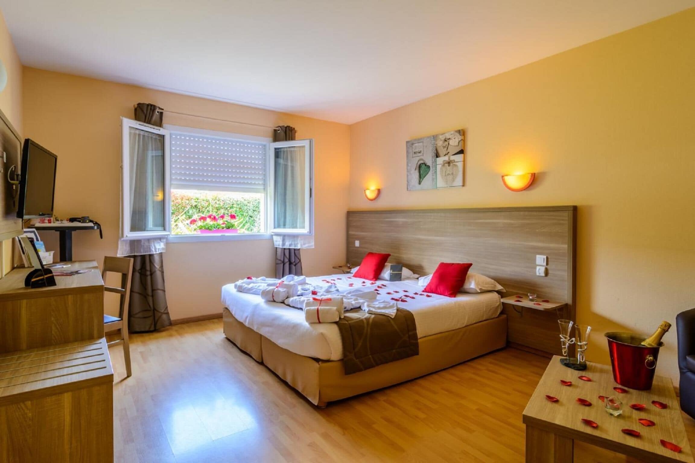 comfort double room | premium bedding, in-room safe, desk, soundproofing