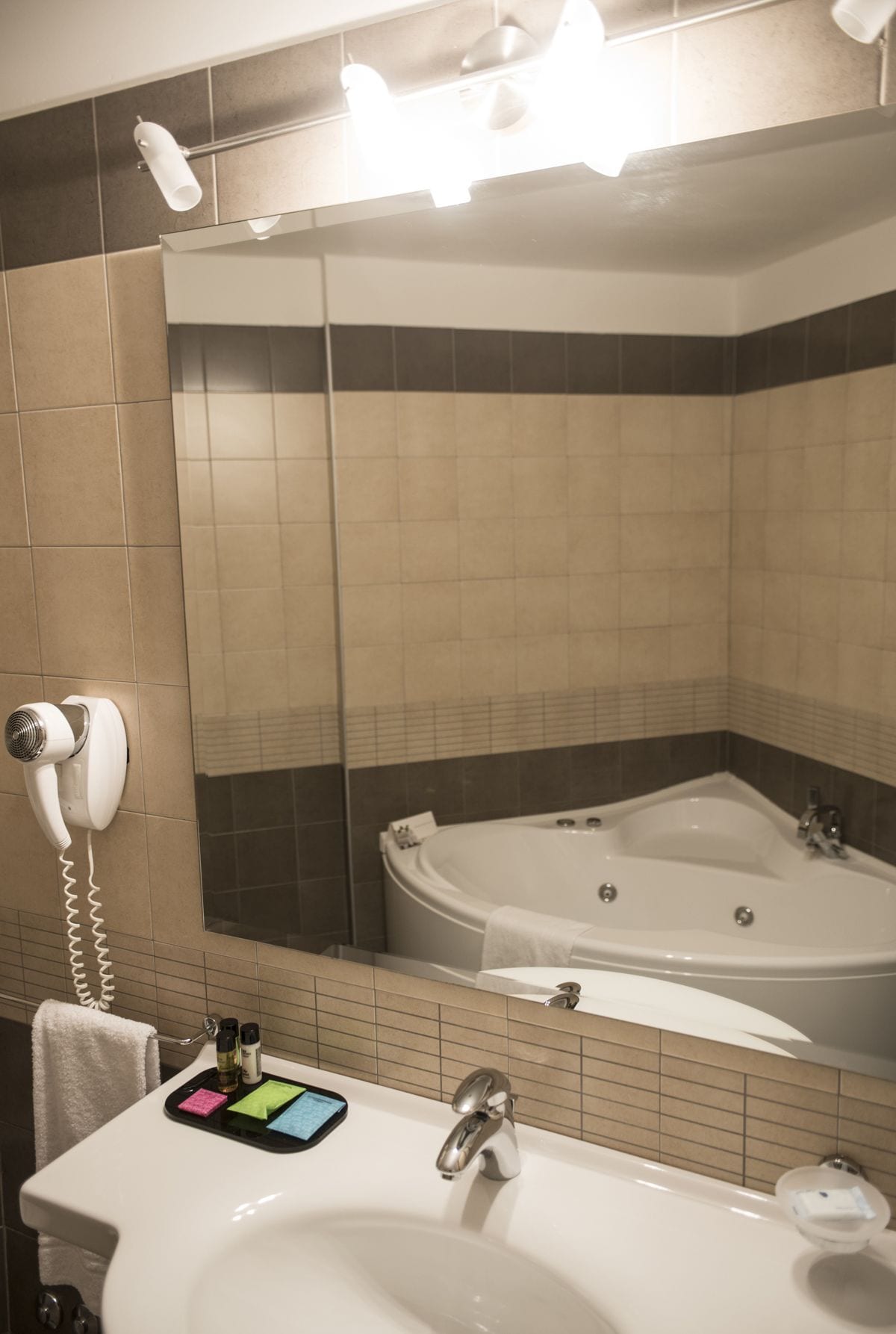 junior suite | bathroom | shower, rainfall showerhead, free toiletries, hair dryer