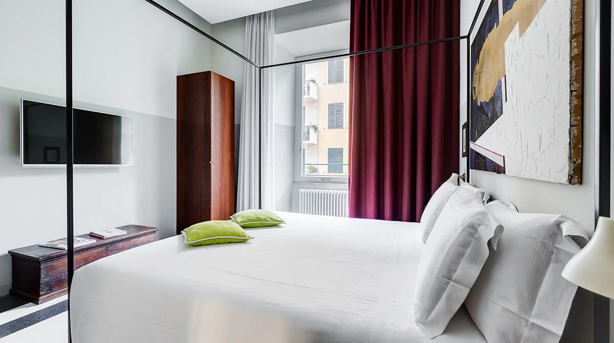 ดีลักซ์อพาร์ทเมนท์, เตียงคิงไซส์ 1 เตียง และโซฟาเบด, ปลอดบุหรี่, บริการทำความสะอาด (3.5) | ผ้าปูที่นอนฝ้ายอียิปต์, เครื่องนอนระดับพรีเมียม, ผ้านวมขนเป็ด