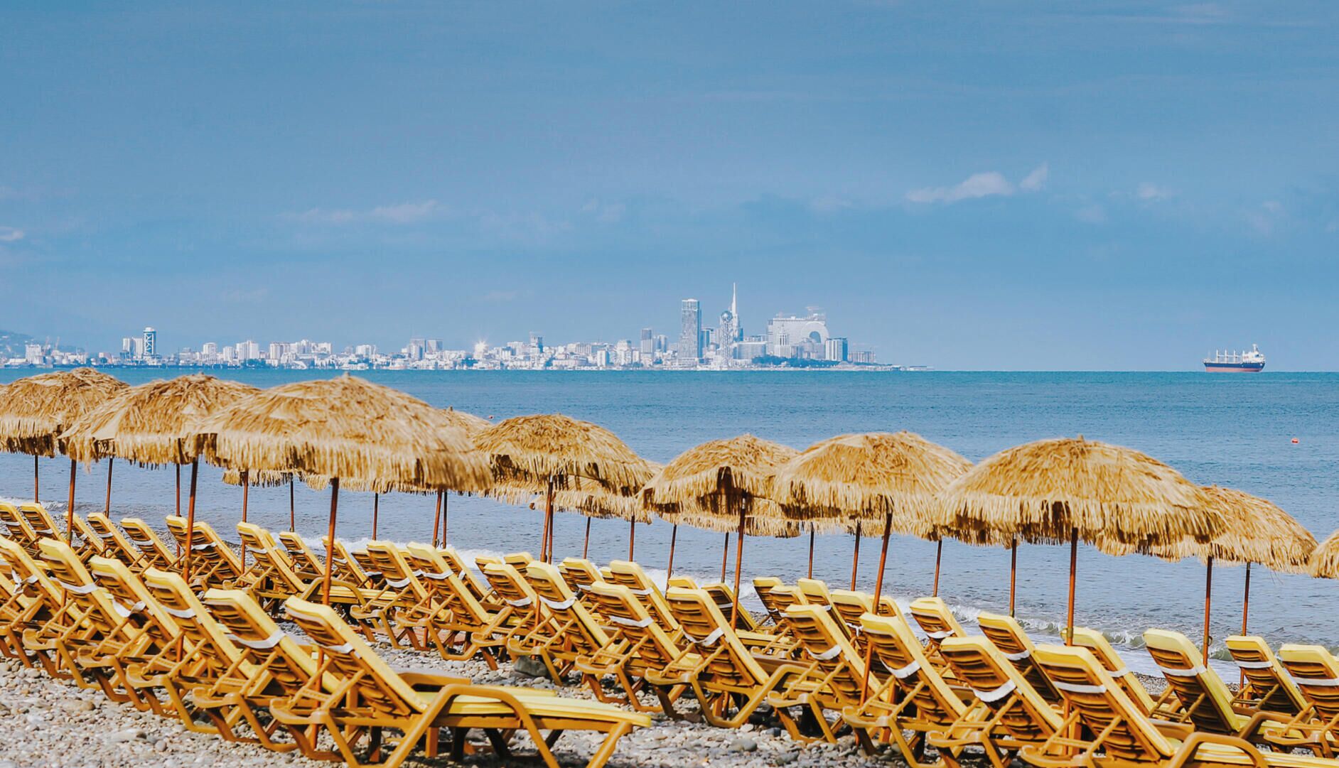 Private beach, beach cabanas, sun-loungers, beach umbrellas