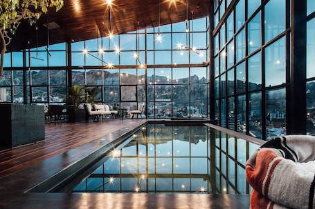 Una piscina techada