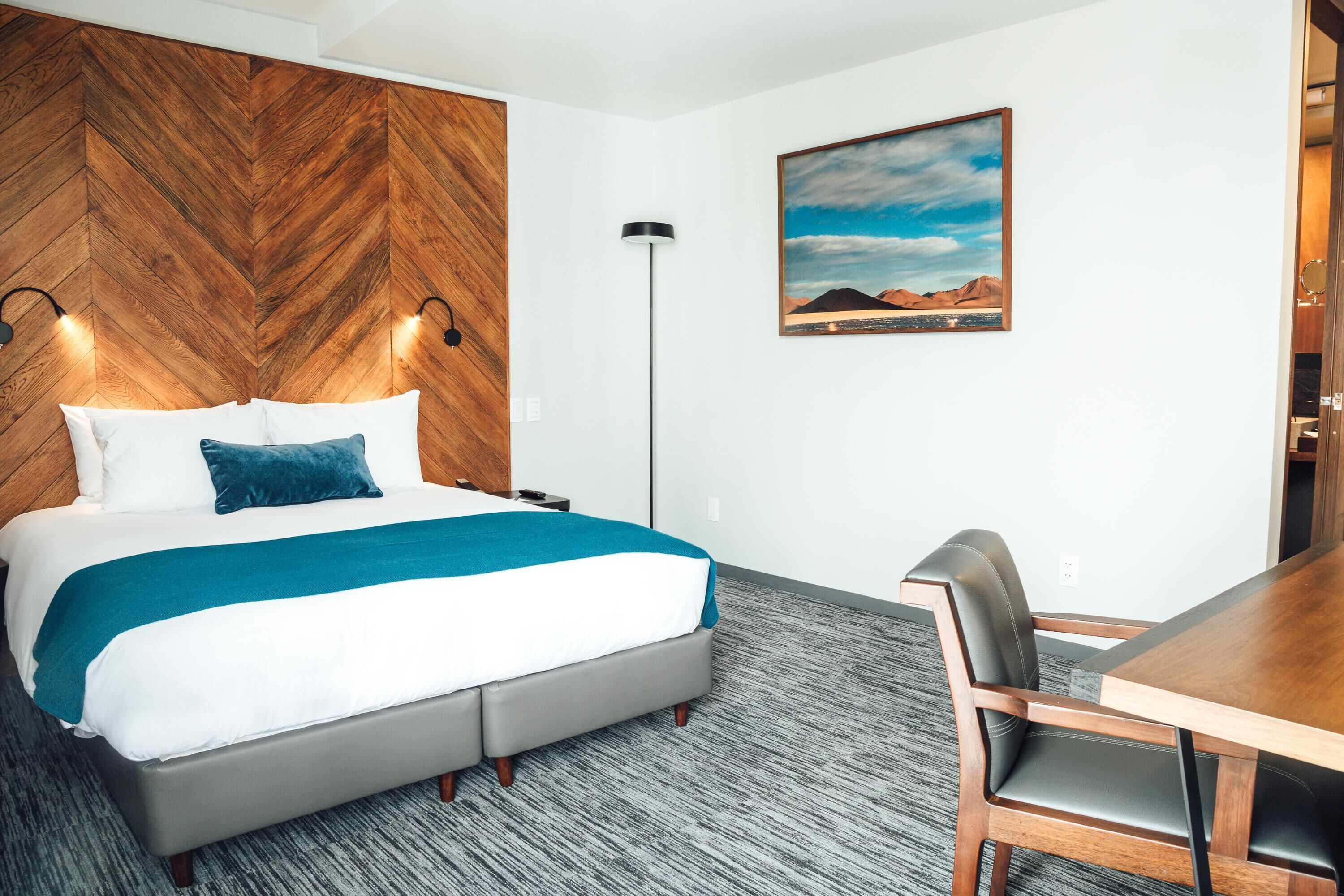 Down duvets, minibar, in-room safe, desk