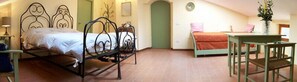 Triple Room, Accessible, Garden View | Desk, free cots/infant beds, free WiFi