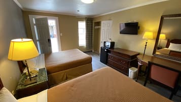 Deluxe Room, 2 Queen Beds | Desk, iron/ironing board, free WiFi, bed sheets