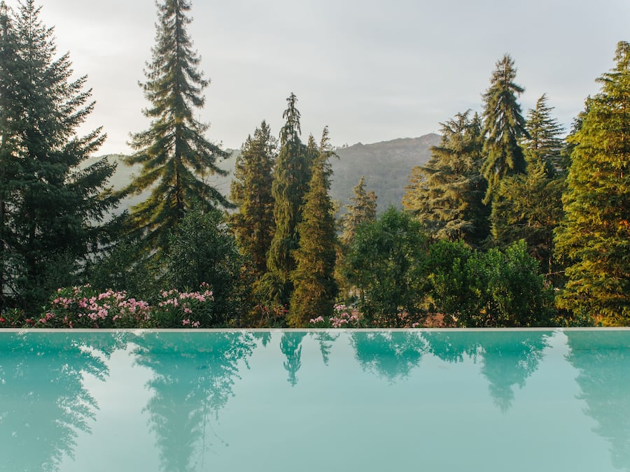 Seasonal outdoor pool