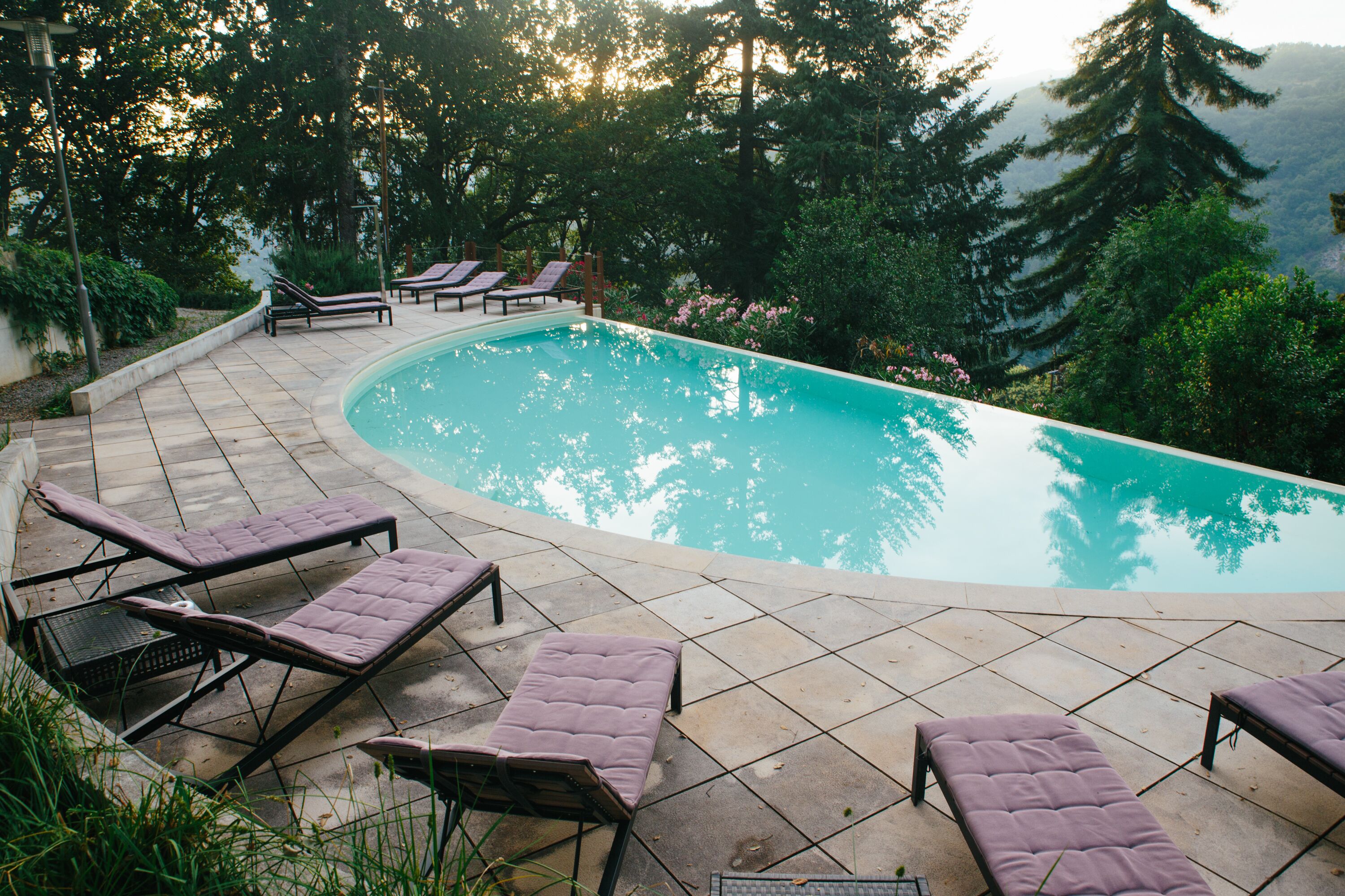 Seasonal outdoor pool