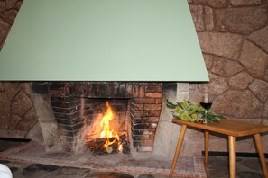 Fireplace - Hotel Rural Misarela (Montalegre)