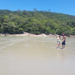 On the beach