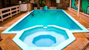 Pool waterfall - Hotel Panamerican (Balneário Camboriú)