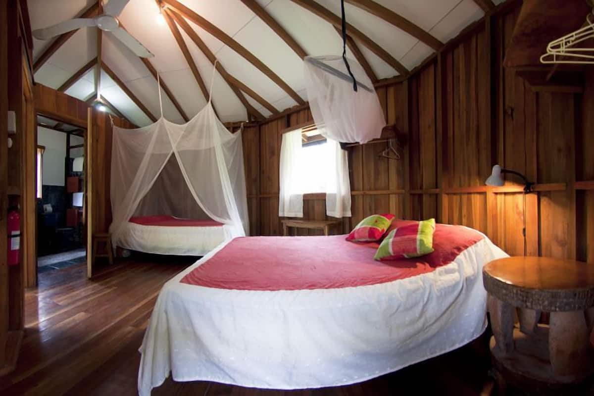 traditional quadruple room, 2 double beds, refrigerator, garden view (#3 y #4) | minibar, in-room safe, free wifi, bed sheets