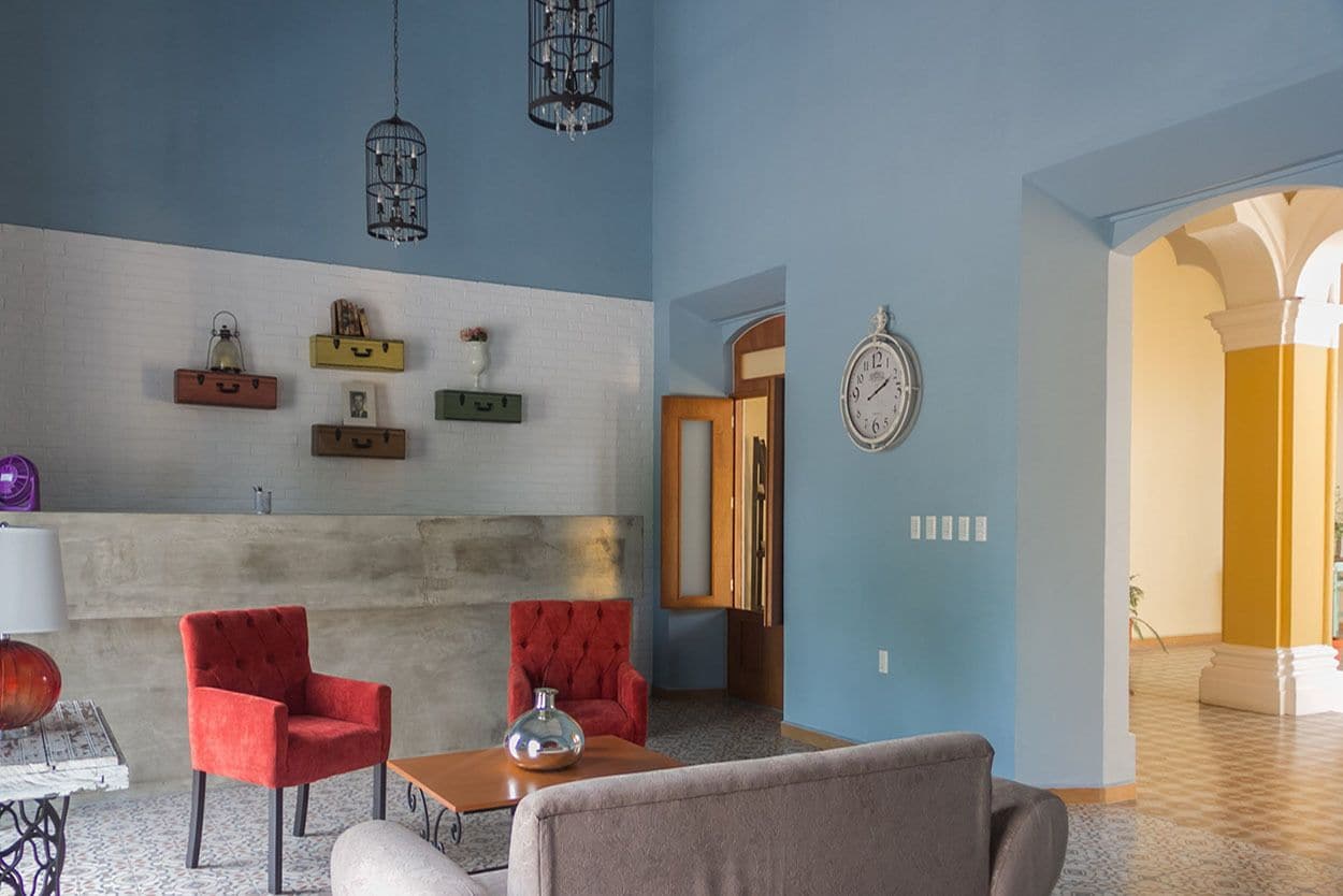 Sala de estar en el lobby