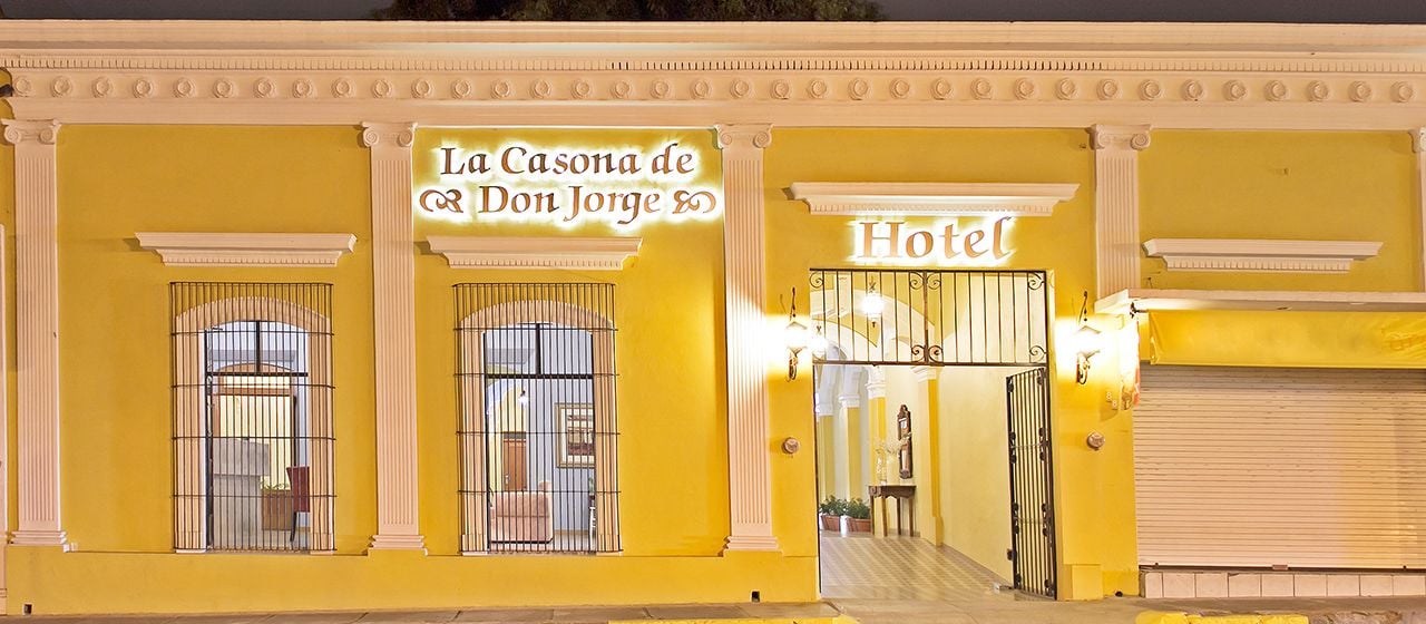 front of property – evening/night