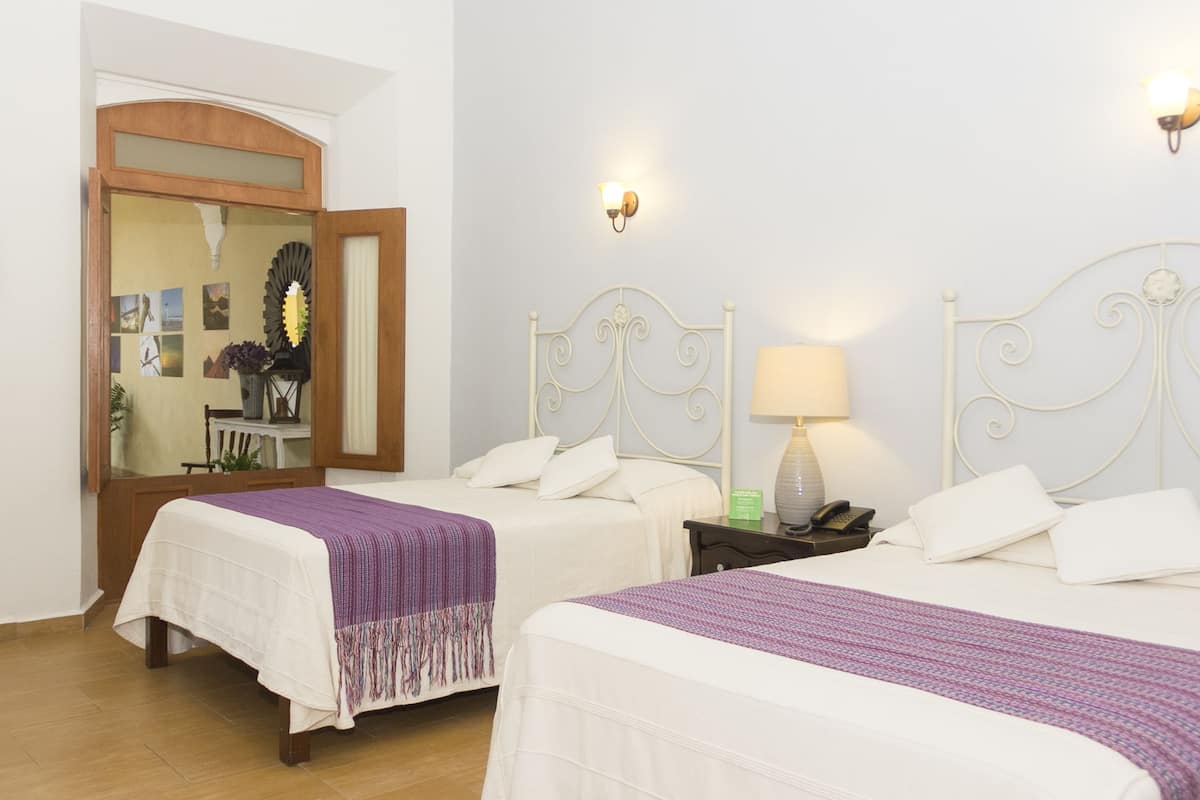 premier suite, 2 double beds | desk, iron/ironing board, free wifi