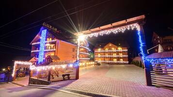 Front of property - evening/night