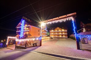 Front of property - evening/night