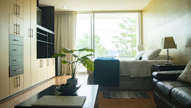 In-room safe, free WiFi, bed sheets - Giakor Suites (León)