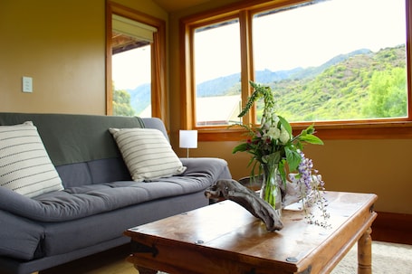 Classic House | Living room. The Barn Cabins & Camp