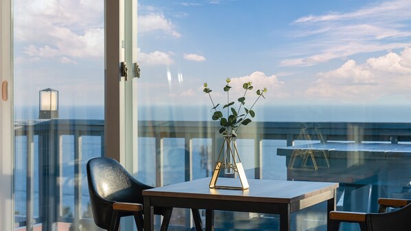 Superior-huone, merinäköala | Ilmainen Wi-Fi, vuodevaatteet