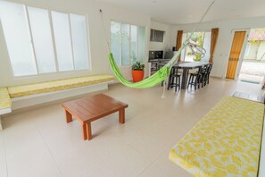 Familienvilla, 3 Schlafzimmer (6 people) | Kostenloses WLAN, Bettwäsche