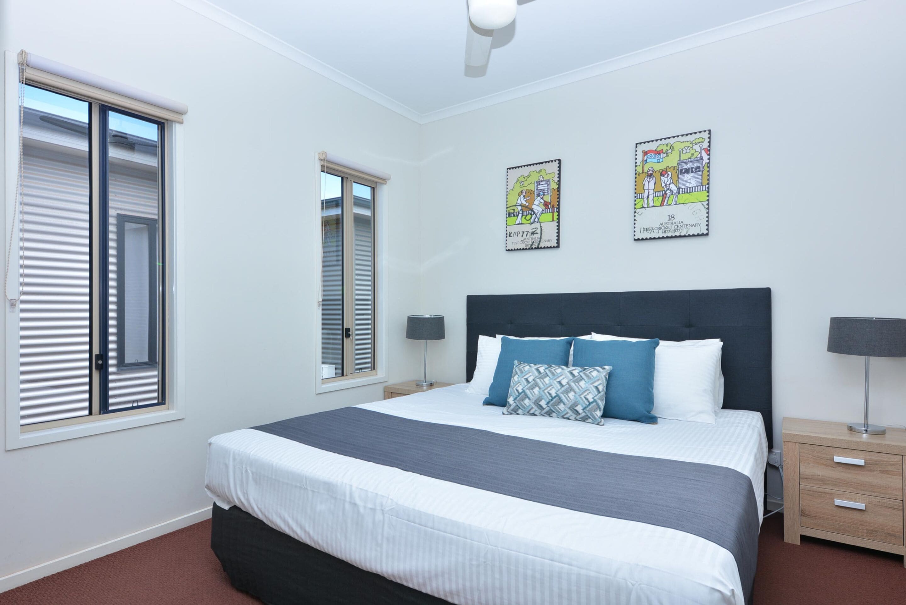 Superior 2 Bedroom Cabin (1 King and 2 Single Beds) | Individually furnished, free WiFi, bed sheets