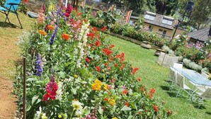 A garden with a variety of colorful flowers and a lawn. - The Planter's Legacy By Fairway (Nuwara Eliya)