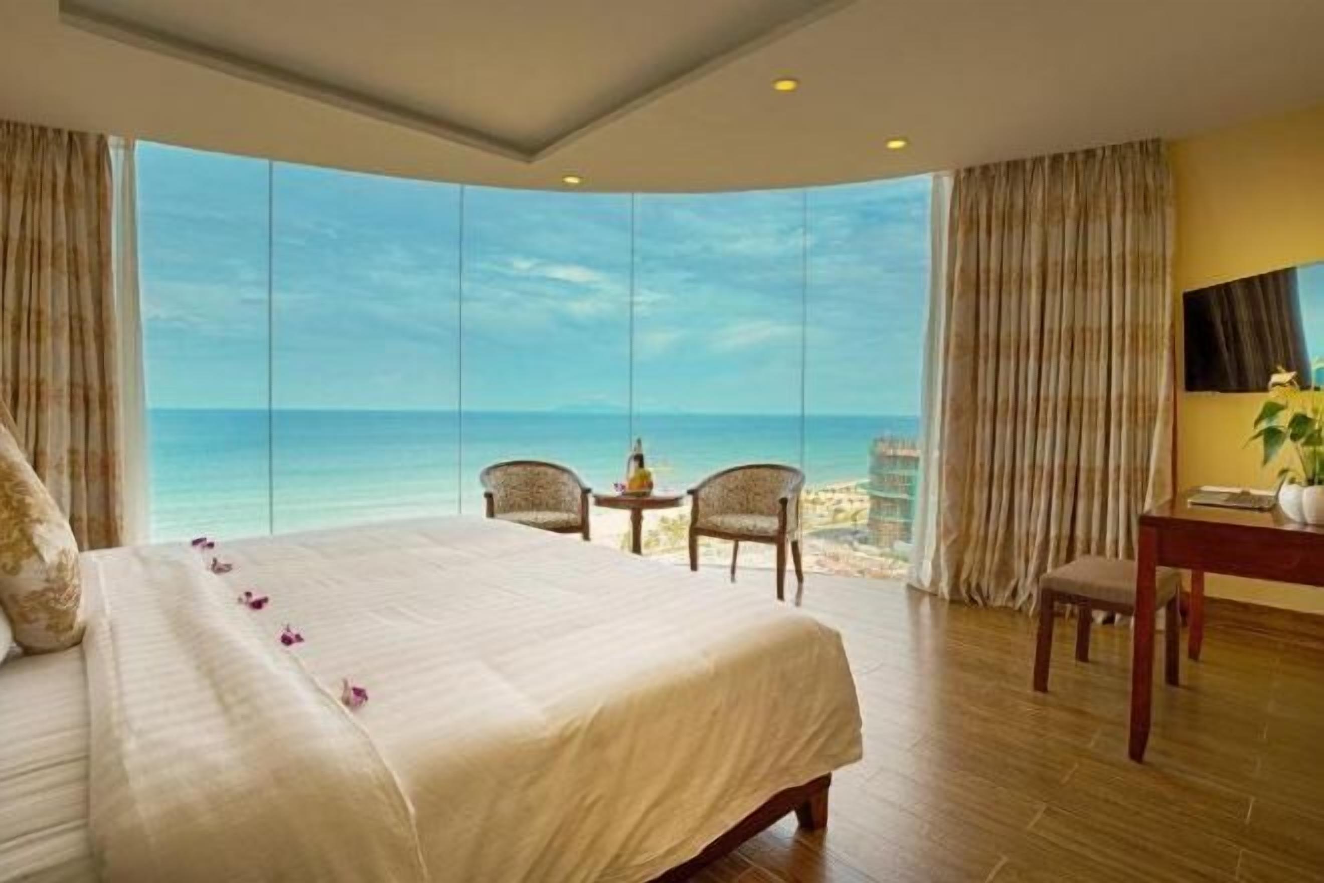 Premium bedding, memory-foam beds, minibar, in-room safe