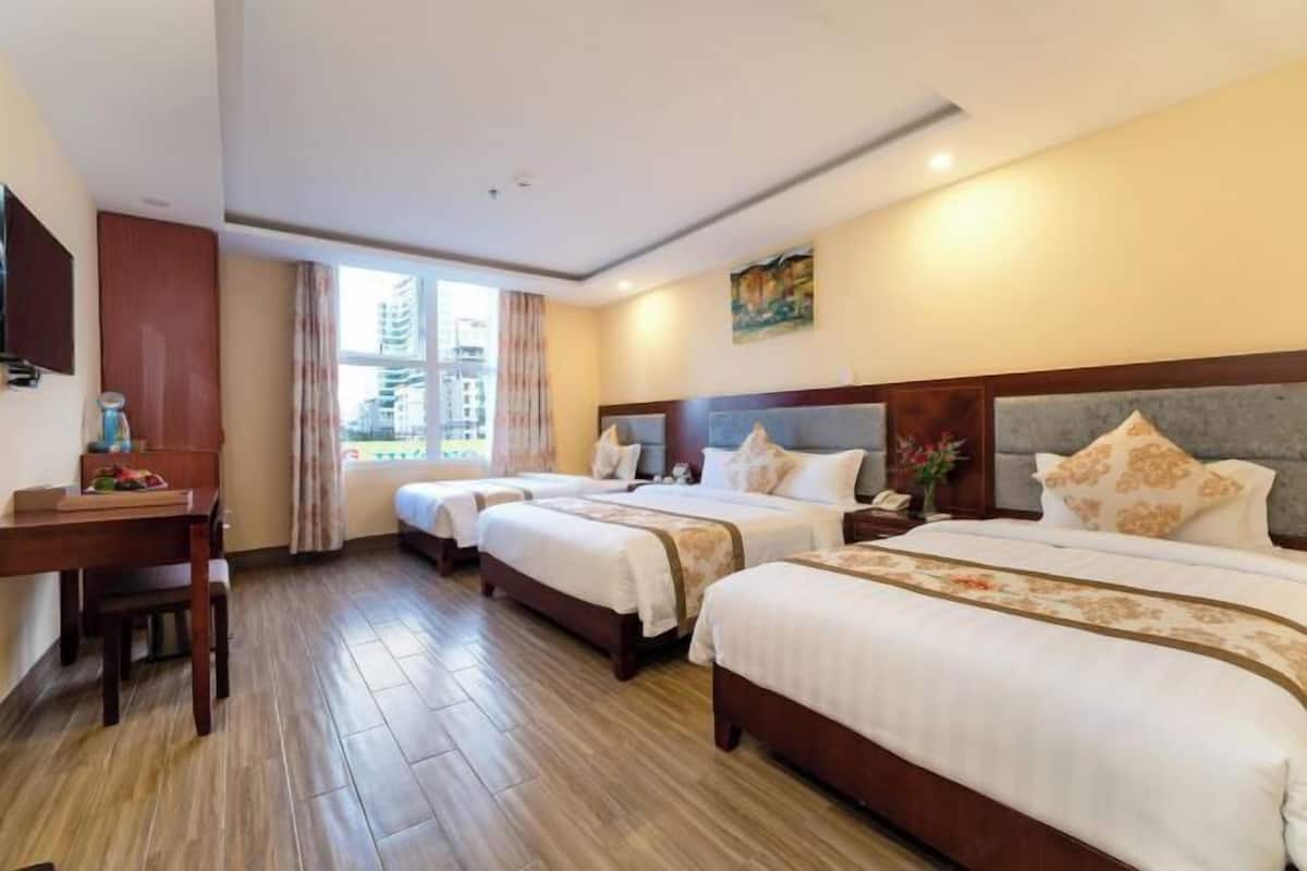 1 Schlafzimmer, hochwertige Bettwaren, Betten mit Memory-Foam-Matratzen