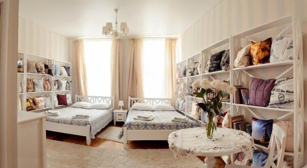 Minibar, iron/ironing board, rollaway beds, free WiFi
