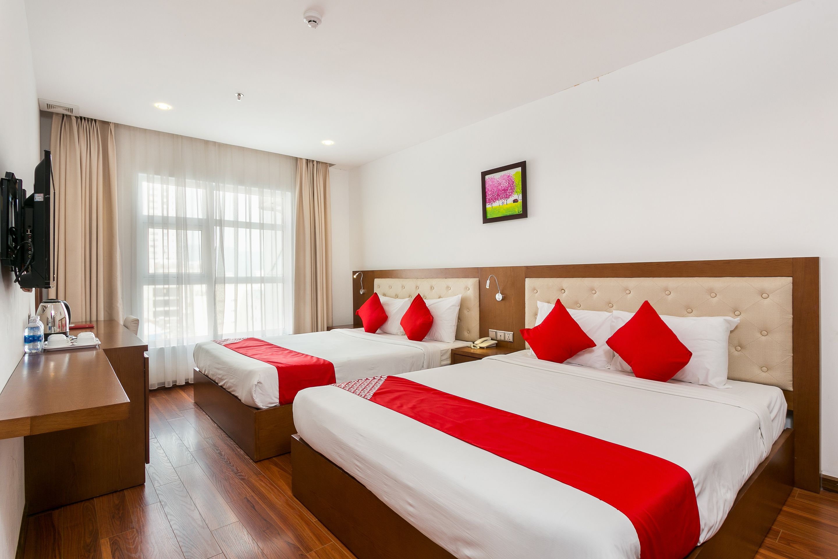 family suite | 1 bedroom, minibar, desk, laptop workspace