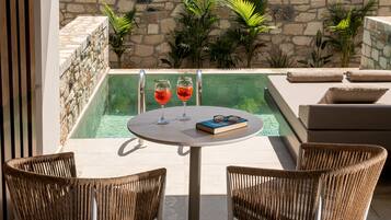 Junior-Suite, eigener Pool | Eigener Pool