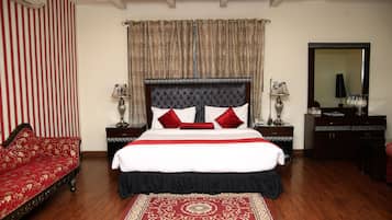 In-room safe, desk, blackout curtains, soundproofing