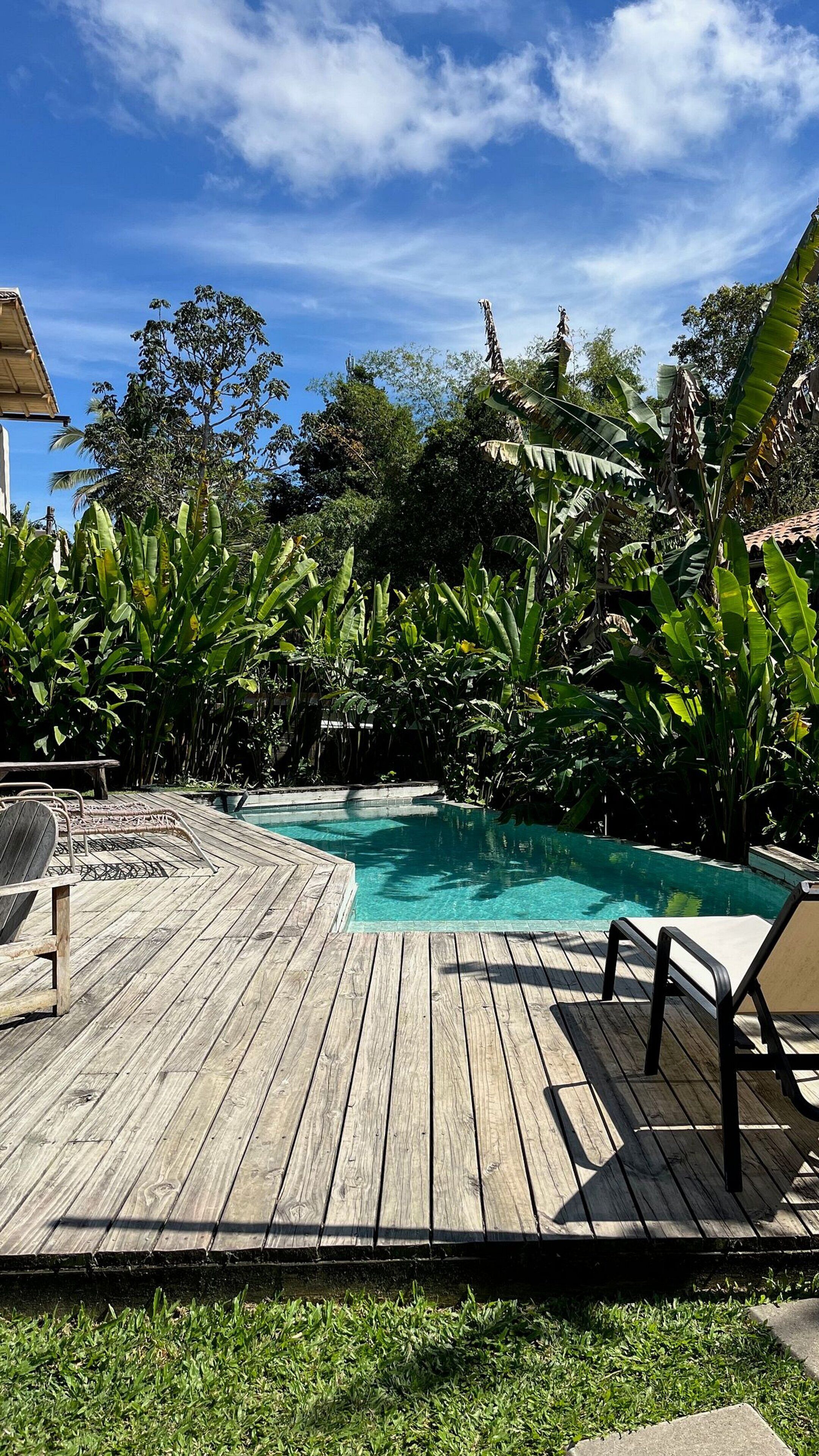 Outdoor pool, open 9:00 AM to 9:30 PM, pool loungers