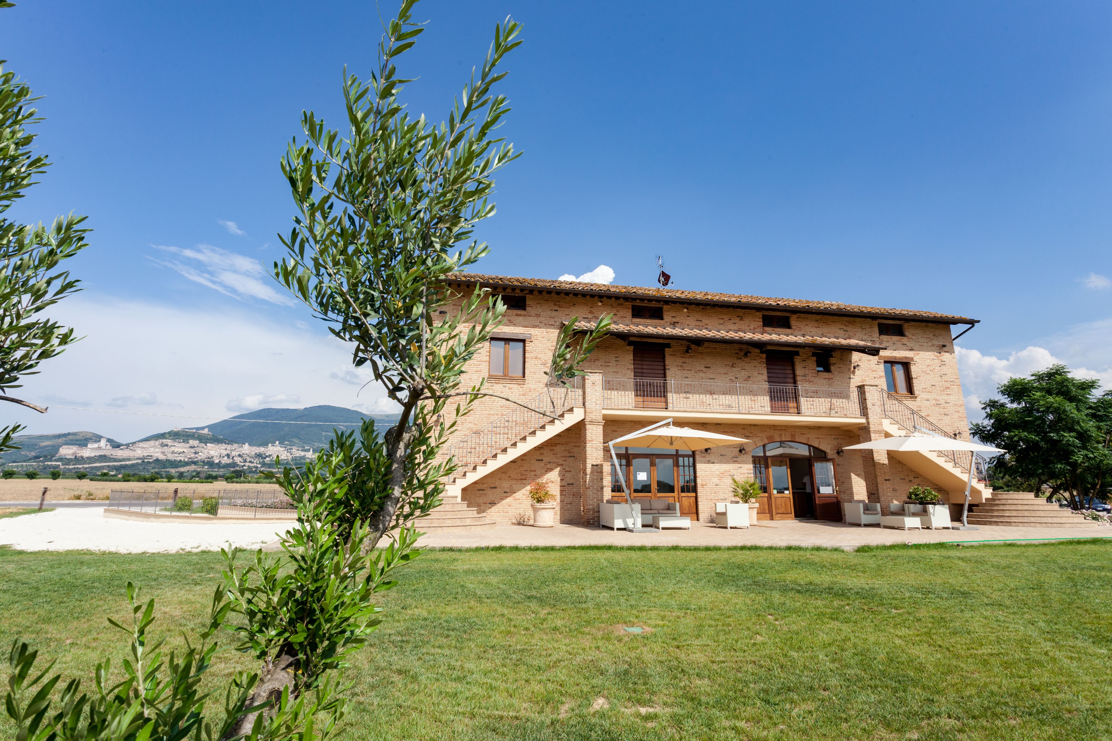 Blick von der Unterkunft