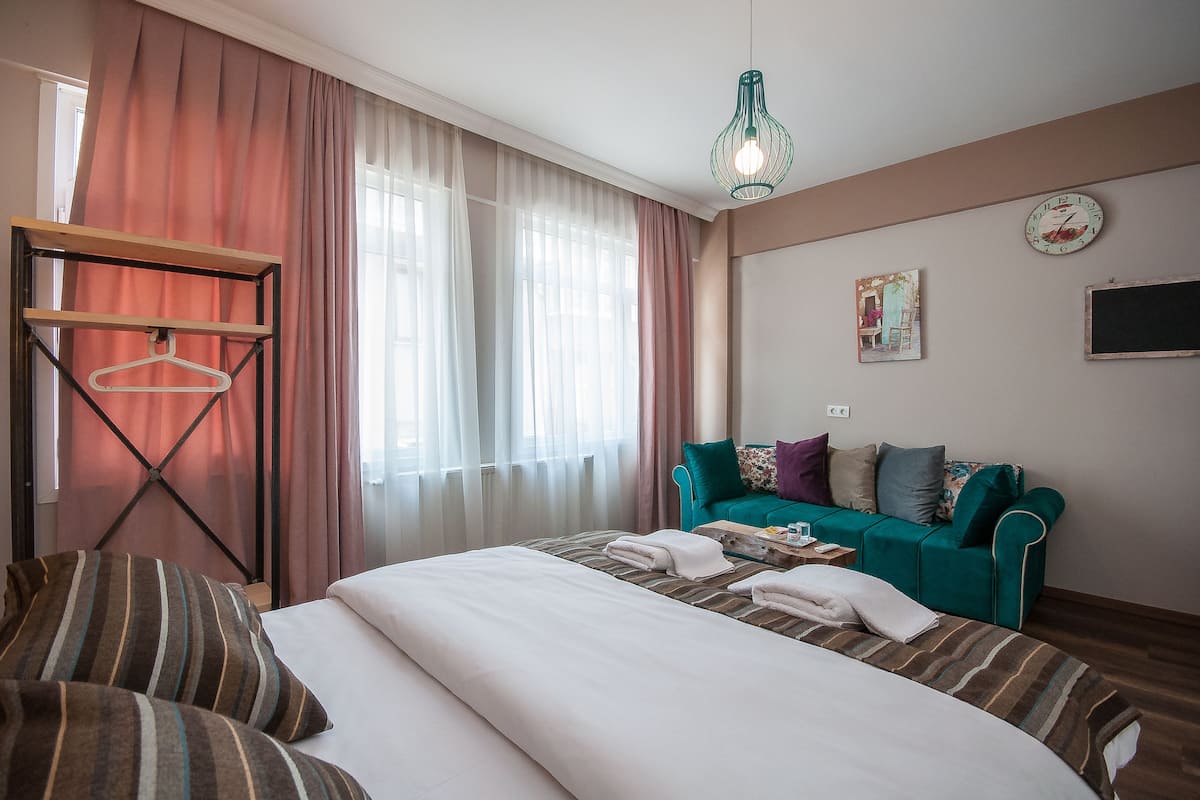 Studio | Premium bedding, desk, soundproofing, iron/ironing board