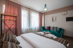 Studio | Premium bedding, desk, soundproofing, iron/ironing board