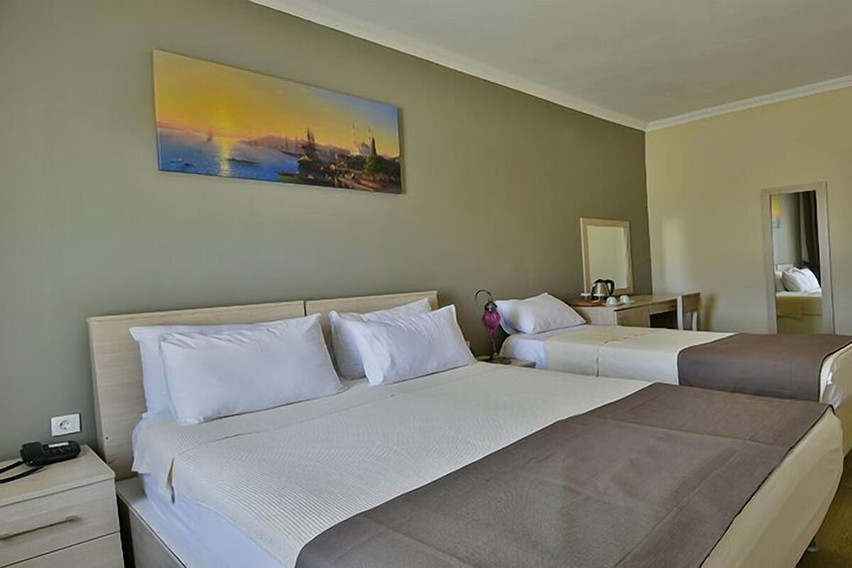 Standard Triple Room | Minibar, in-room safe, desk, free cribs/infant beds