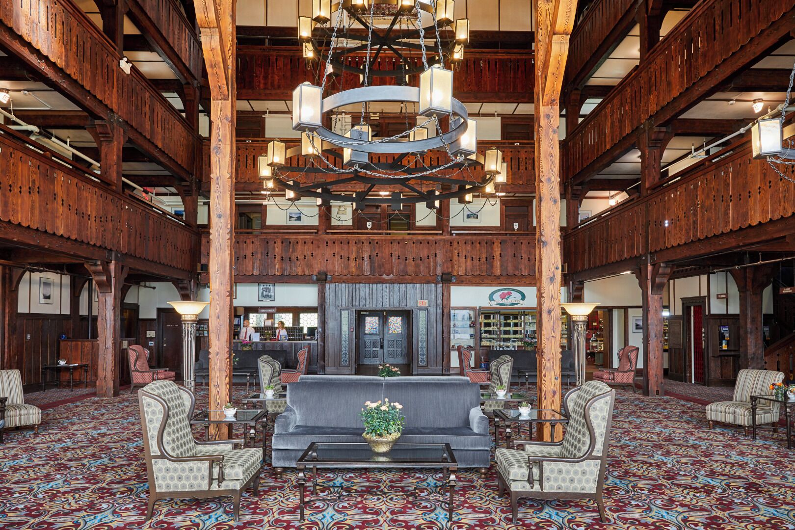 Àrea amb seients del vestíbul