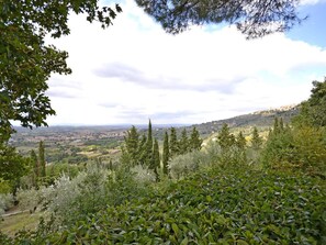 Blick von der Unterkunft