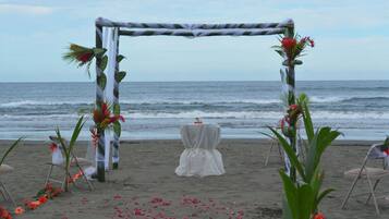 Área de bodas al aire libre