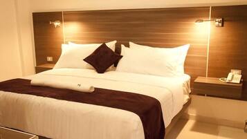 In-room safe, desk, iron/ironing board, WiFi (free)