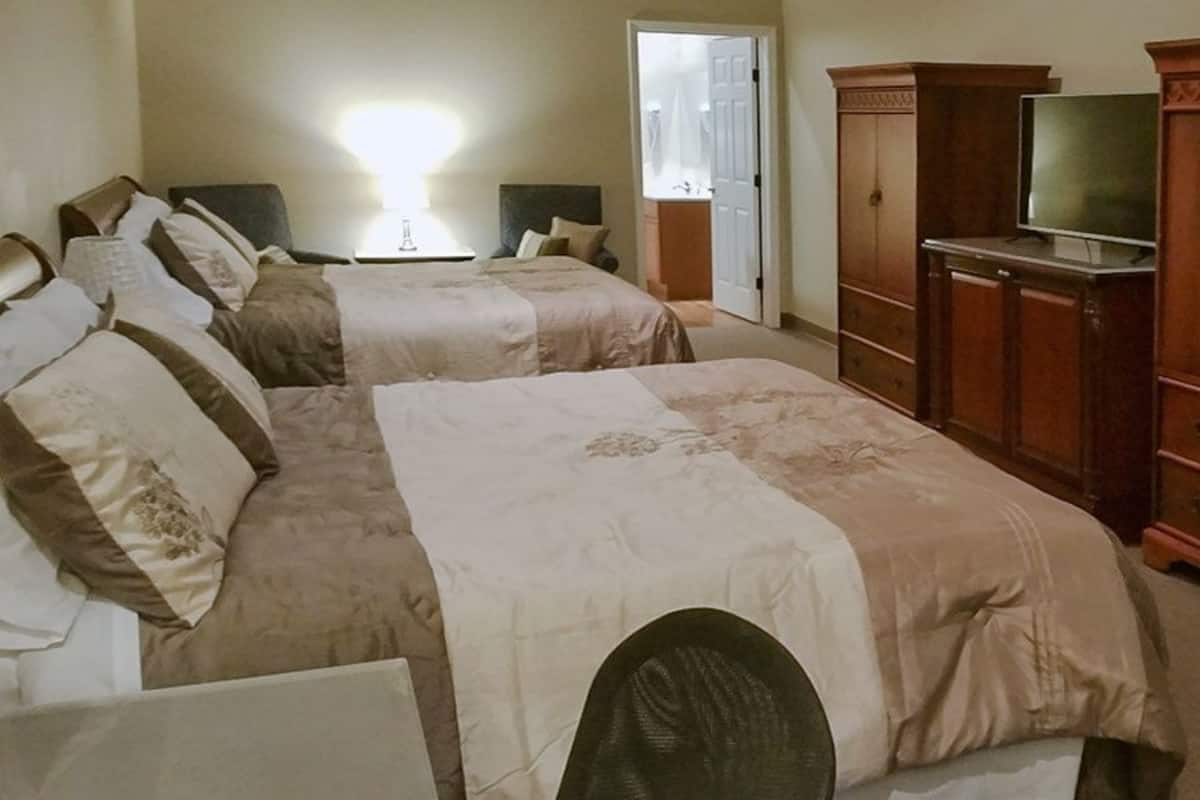 Deluxe Room, Multiple Beds, Refrigerator, Mountain View | Premium bedding, individually decorated, individually furnished, desk