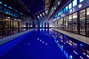Indoor pool, outdoor pool