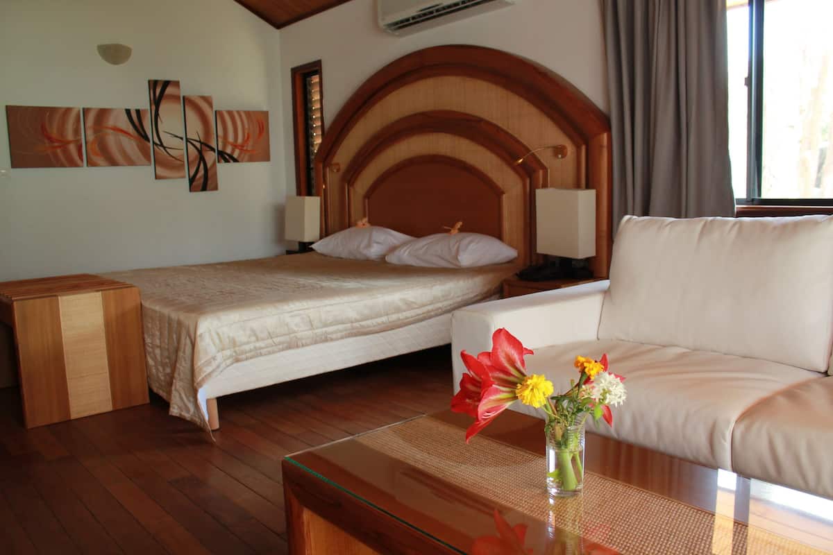 1 habitación y ropa de cama de alta calidad