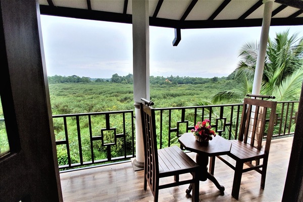 Comfort Triple Room, Garden View | Balcony
