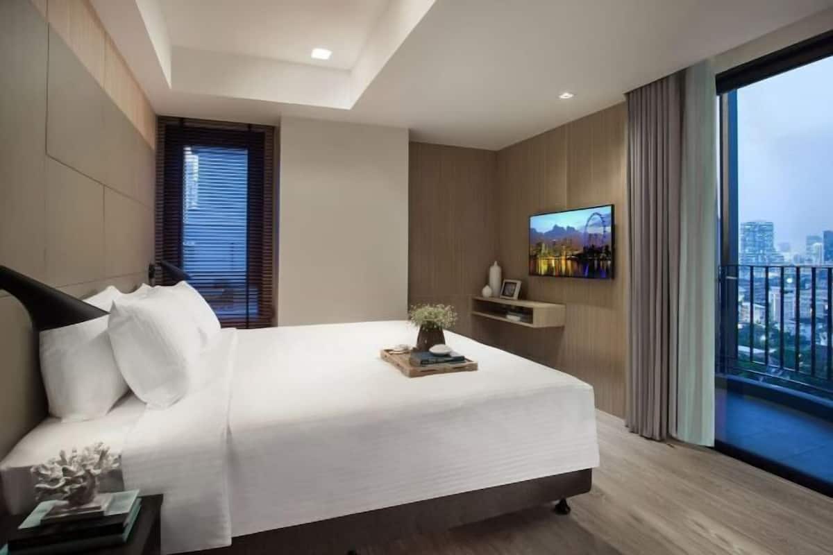 Minibar, brankas, kedap suara, dan tempat tidur bayi gratis