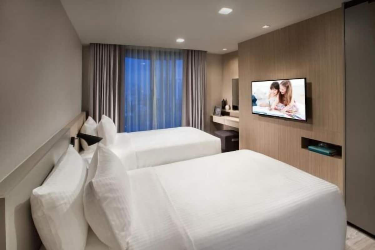 Minibar, brankas, kedap suara, dan tempat tidur bayi gratis