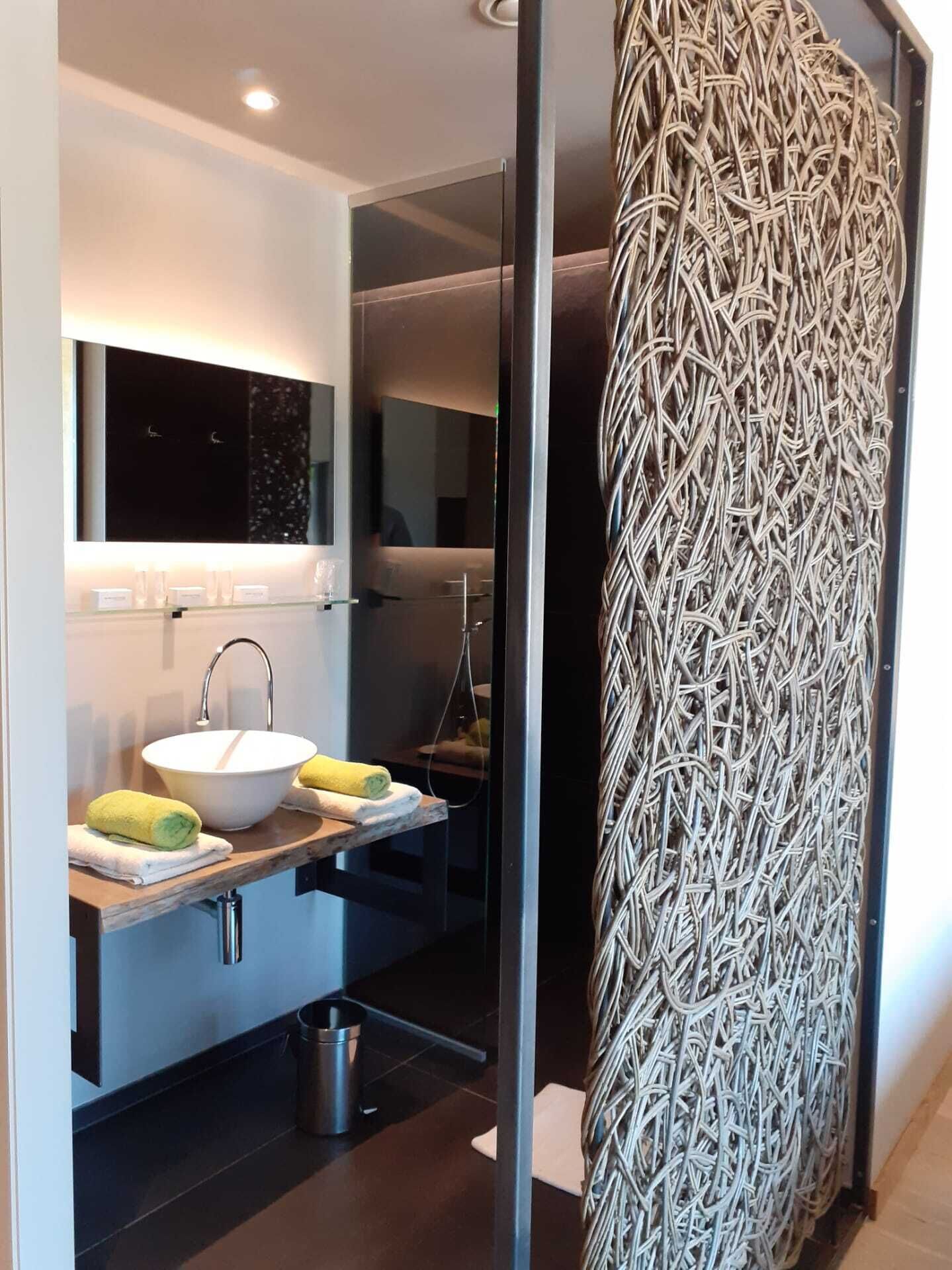 Deluxe Double Room | Bathroom | Free toiletries, hair dryer, towels