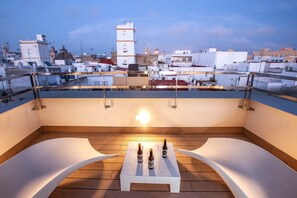 Loftsleilighet, terrasse | Terrasse/patio